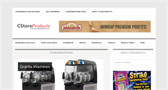 Desktop Screenshot of cstoreproducts.com